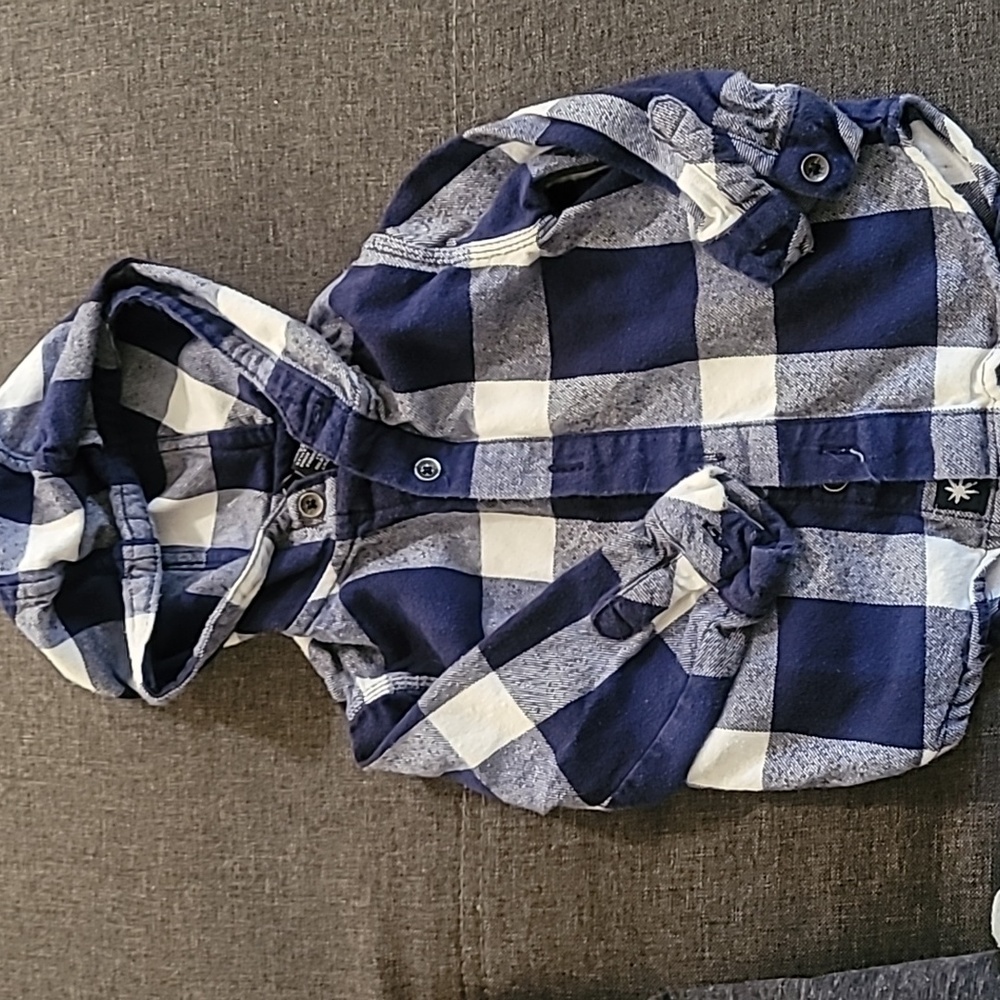 Hooded flannel